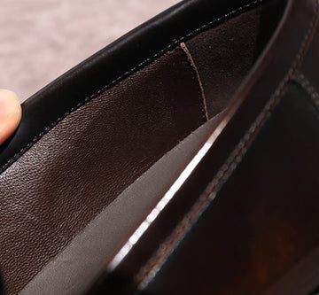 mens high-profile leather shoes