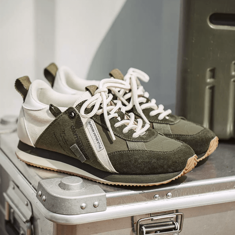 Military-inspired sneakers