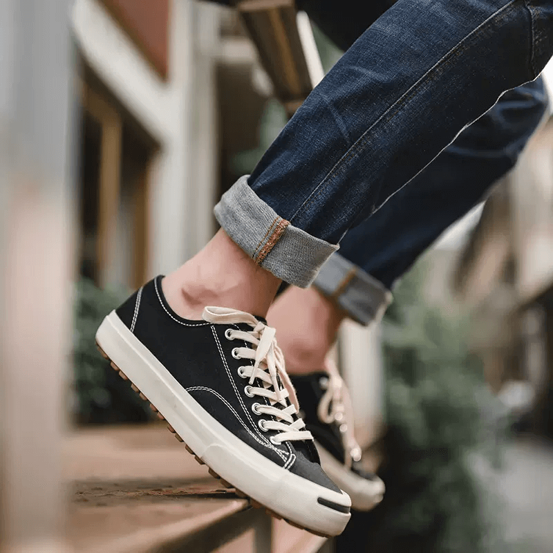 Mesh Britse militaire joggende sneaker uit de jaren 60