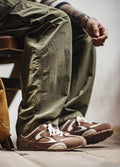 men's casual shoes paired with denim outfit