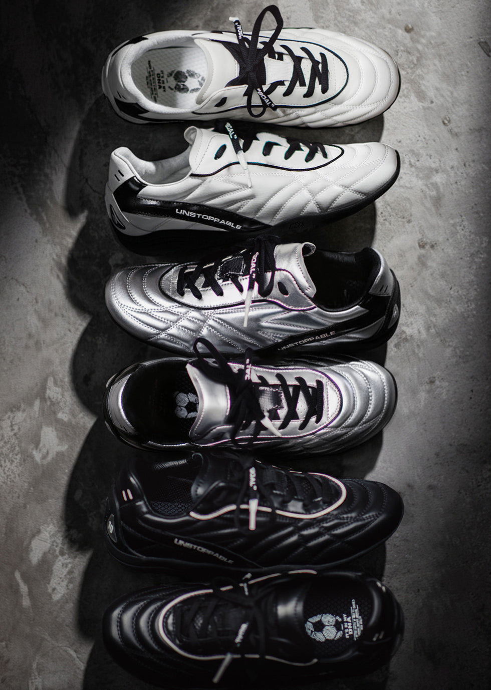 men's soccer sneakers styled with streetwear outfit