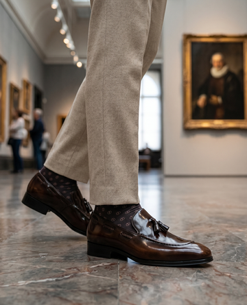 mens cognac dress shoes
