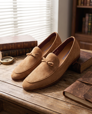 mens formal suede loafers