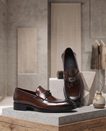 contemporary business loafers