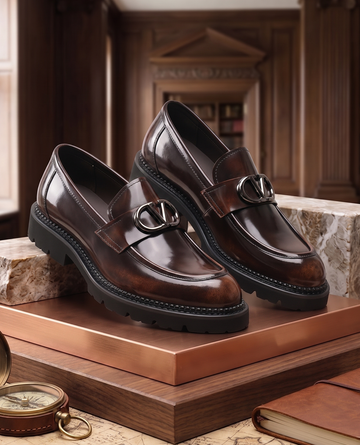 mens designer chunky loafers