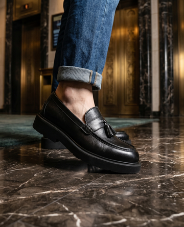 mens vintage style leather shoes