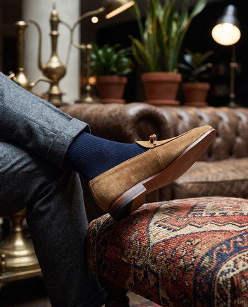 mens almond toe loafers