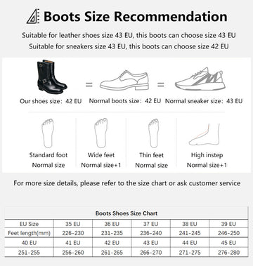 leather boots size recommerecommendation