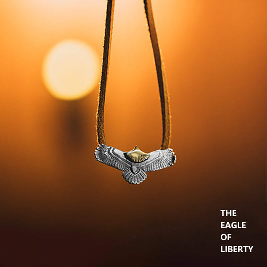 Indian Brass Eagle Cross Necklace For Men