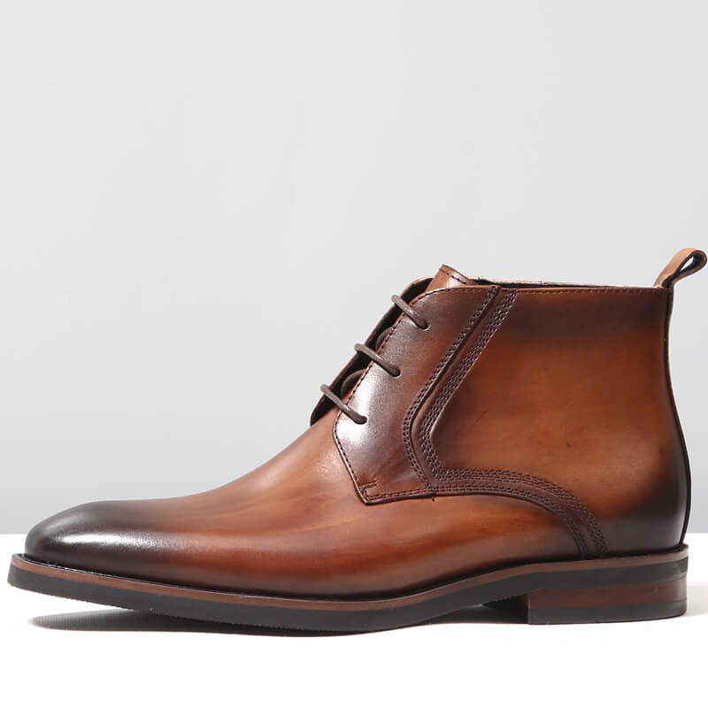 Formal wear chelsea boots coffee