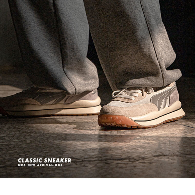Retro White Running Shoes|Cross-training shoes|Forrest Gump shoes