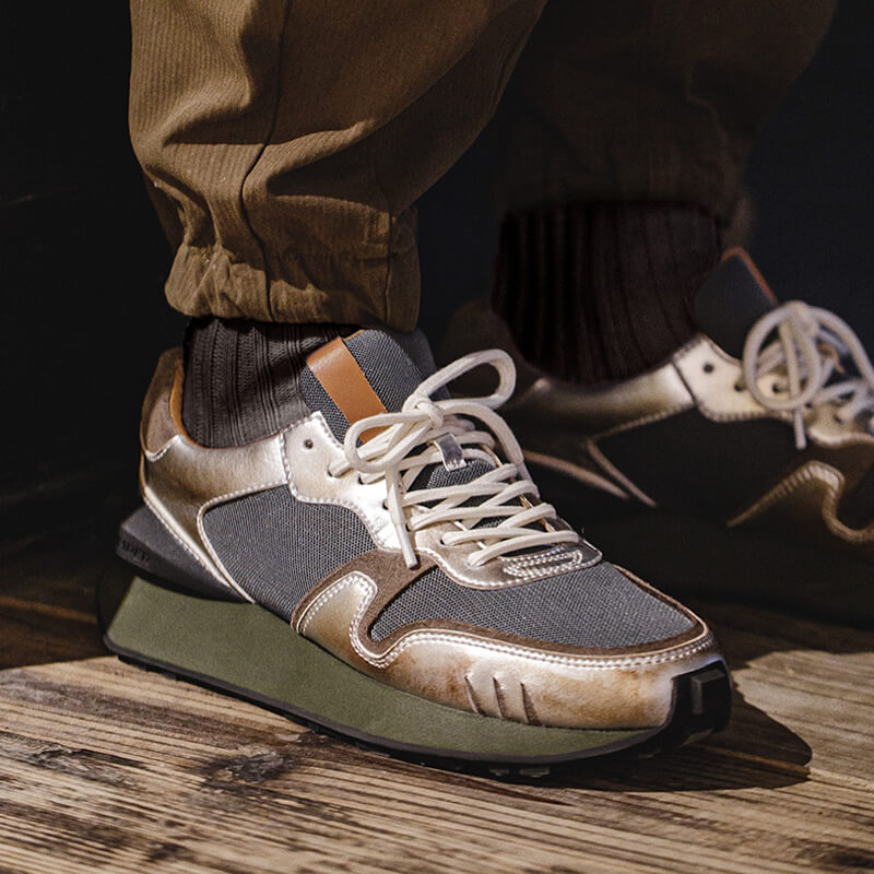 【Raucohouse】Mornex suede sneakers Suede Men Jogging Sneakers|Comfortable sneakers|Mohawk