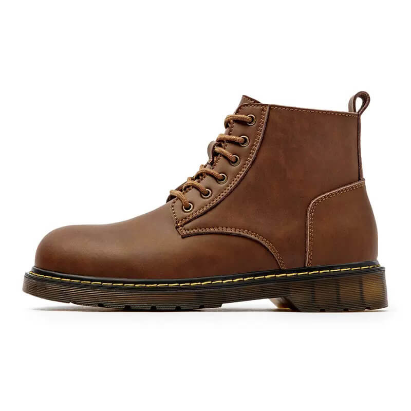 Vintagae Brown Leather Lace-up Boots  display picture 1