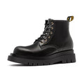 dark combat boots