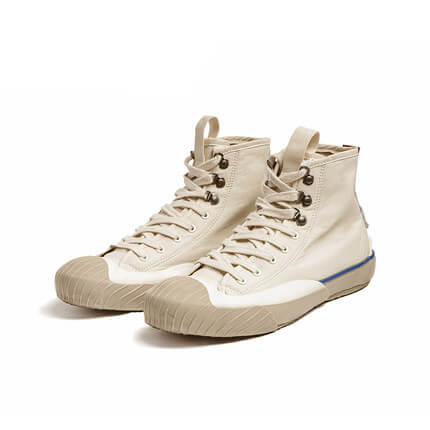 Vintage Vulcanized High-top Canvas Shoes