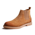 suede chelsea boots tan
