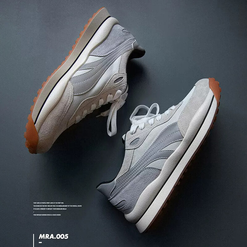 Retro White Running Shoes|Cross-training shoes|Forrest Gump shoes