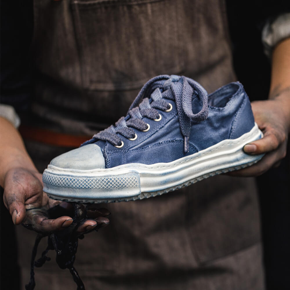 Independent design Deconstruction Old Craft Chunky Canvas Sneaker