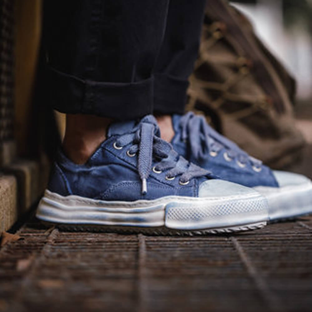Independent design Deconstruction Old Craft Chunky Canvas Sneaker