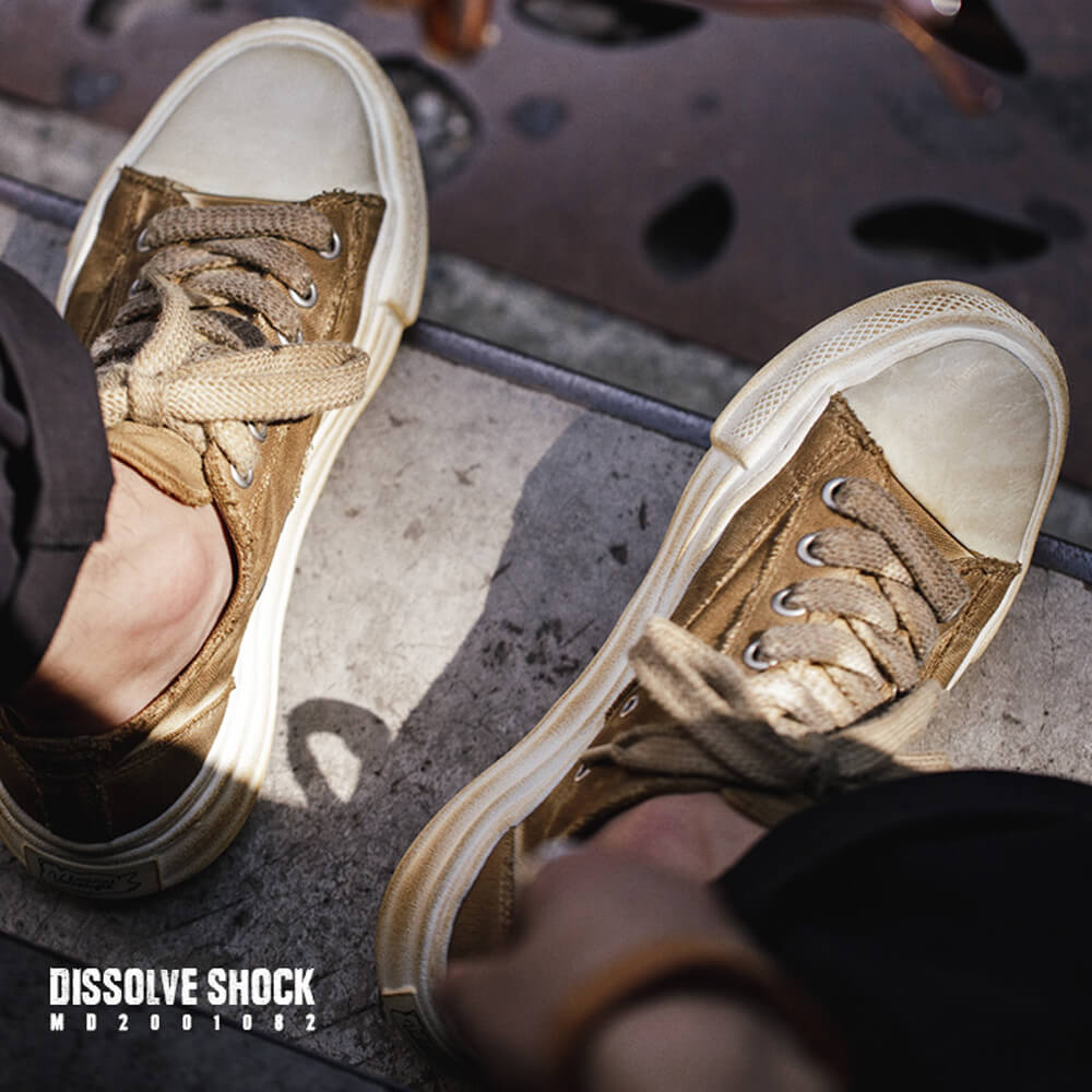 Independent design Deconstruction Old Craft Chunky Canvas Sneaker